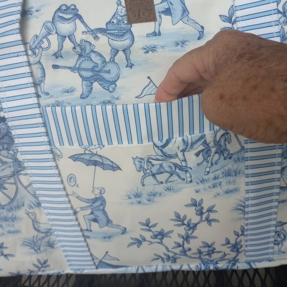 Vintage Circus Style Baby Bag/ Beach Bag/ Eevrything Tote - Picture 5 of 8